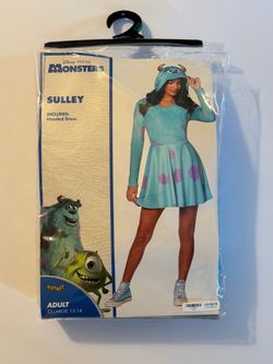 Disney Pixar Monsters Sulley Adult Costume Dress