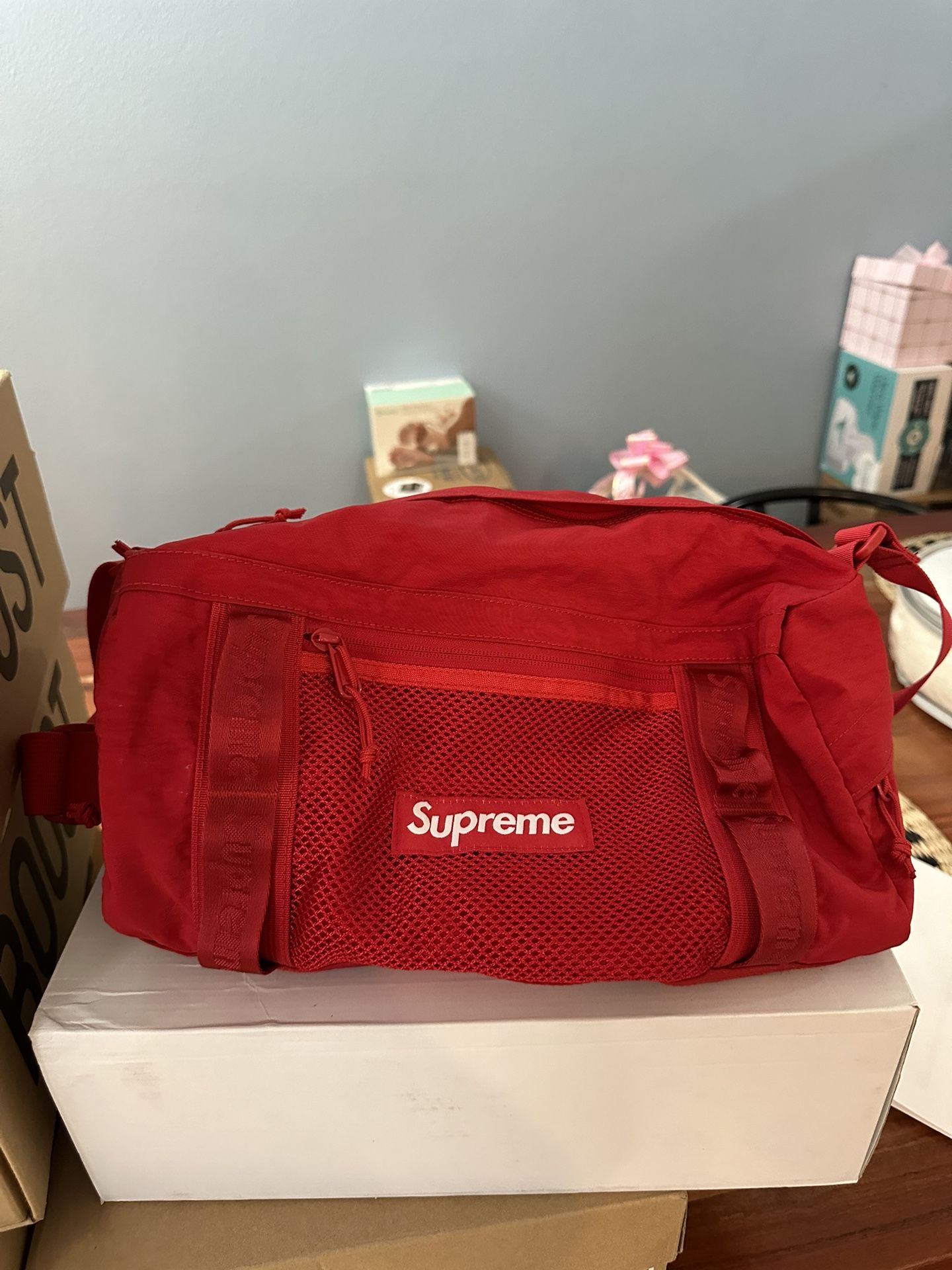 Supreme Mini Duffle Bag Red (FW20)