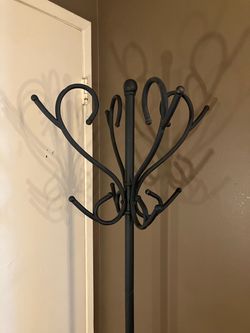 Black French Style Coat Rack