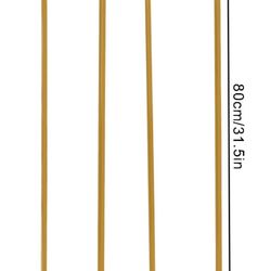 2PC 31.5" Flower Stand for Wedding Metal Cylinder Stands for Party Rectangular Gold Centerpieces Flower Vase Gold Pedestal Columns for Weddings Indoor