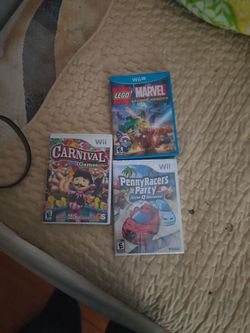 3 wii games