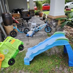 $45 For All Toddler Toys Outdoor Balance Bike Little Tikes Slide And Much More
