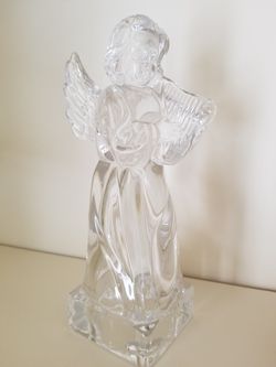 Mikasa Angel Harp Crystal Statue