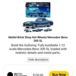 Mercedez-Benz 300 SL - Hot Wheels