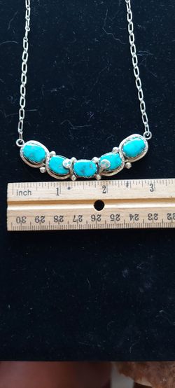 Native American Effie C hallmarked necklace.
