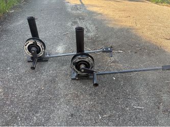 Walker downriggers (2)  manual hand crank