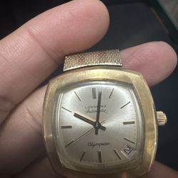 Longines Vintage Gold Plated Mens Watch