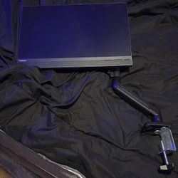 big gaming monitor with mount already built included.