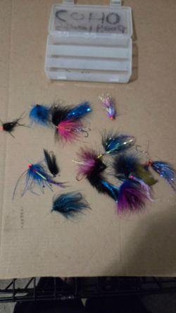 Coho Salmon Fly Lot
