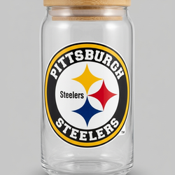 Glass tumblers with glass straw