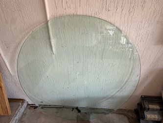 Round table top  glass 54”
