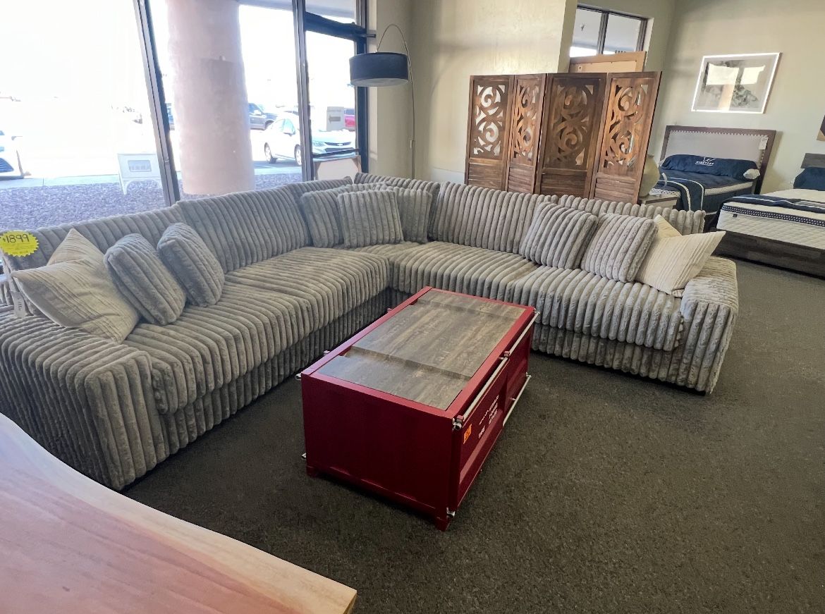 Giant Corduroy Sectional 