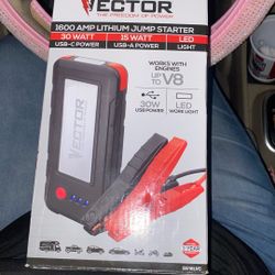 Vector 1600Amp Lithium Jump Starter