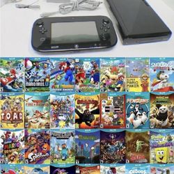 Wii U 32GB console bundle with 28 games! Huge Mario collection