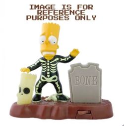 The Simpsons Burger King Toy BART Simpson Tree House Of Horror 