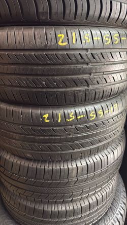 215/55/17 (2) Laufeen installed