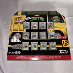 Funko Bitty Pop Teenage Ninja Turtles 12 Figure Gift Collector- Stressed Box