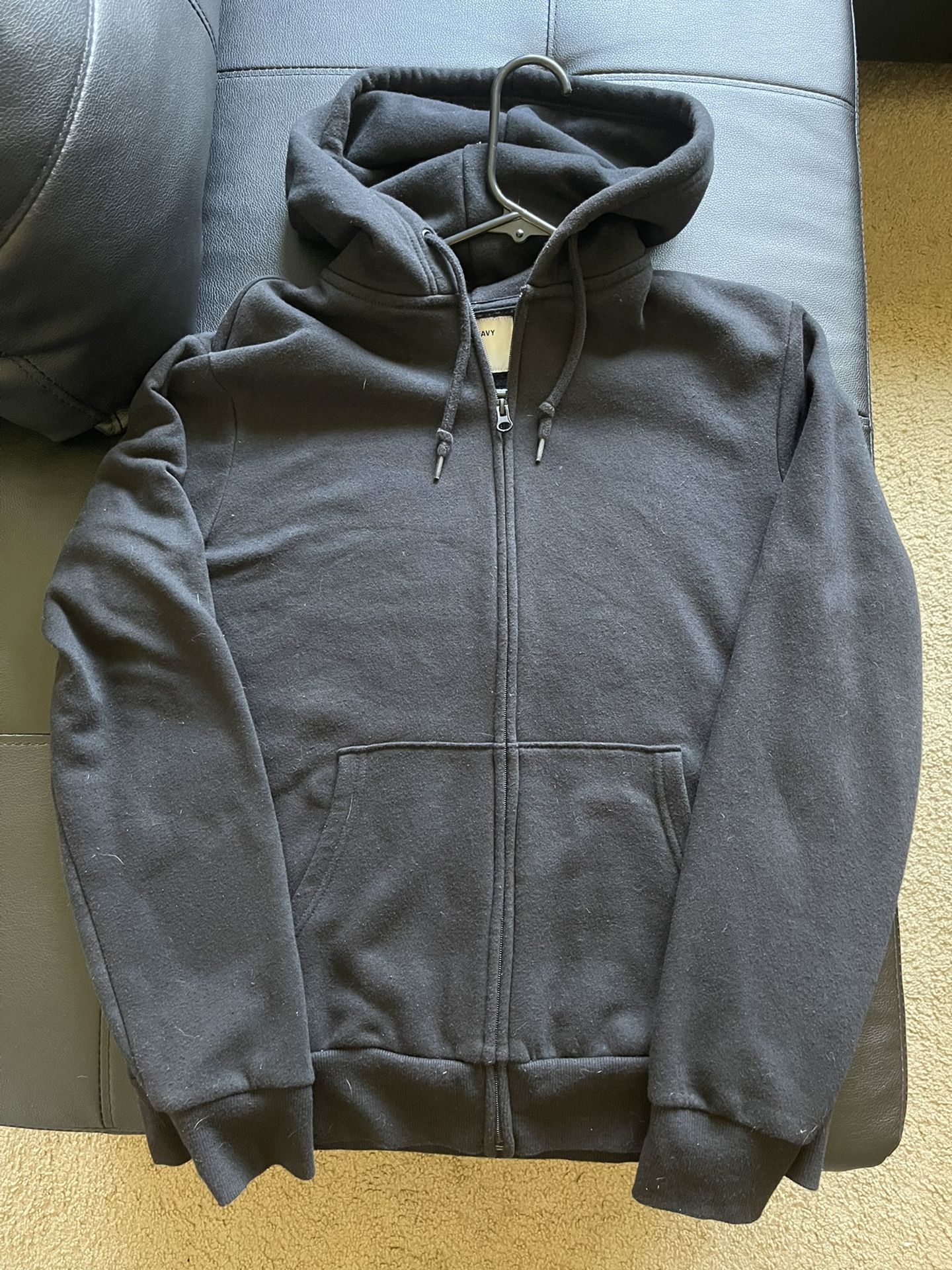 Mens Medium Zip-Up Hoodie