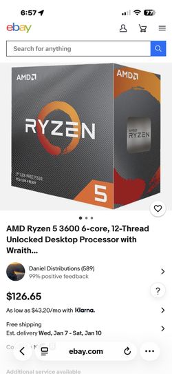 Ryzen 5 3rd Generation Processor Gen 4 Ready 