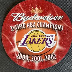 Lakers 3 Peat Budweiser 