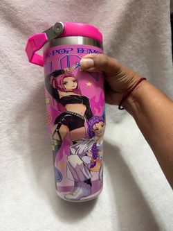 K-Pop Demon Anime Tumbler Water Bottle