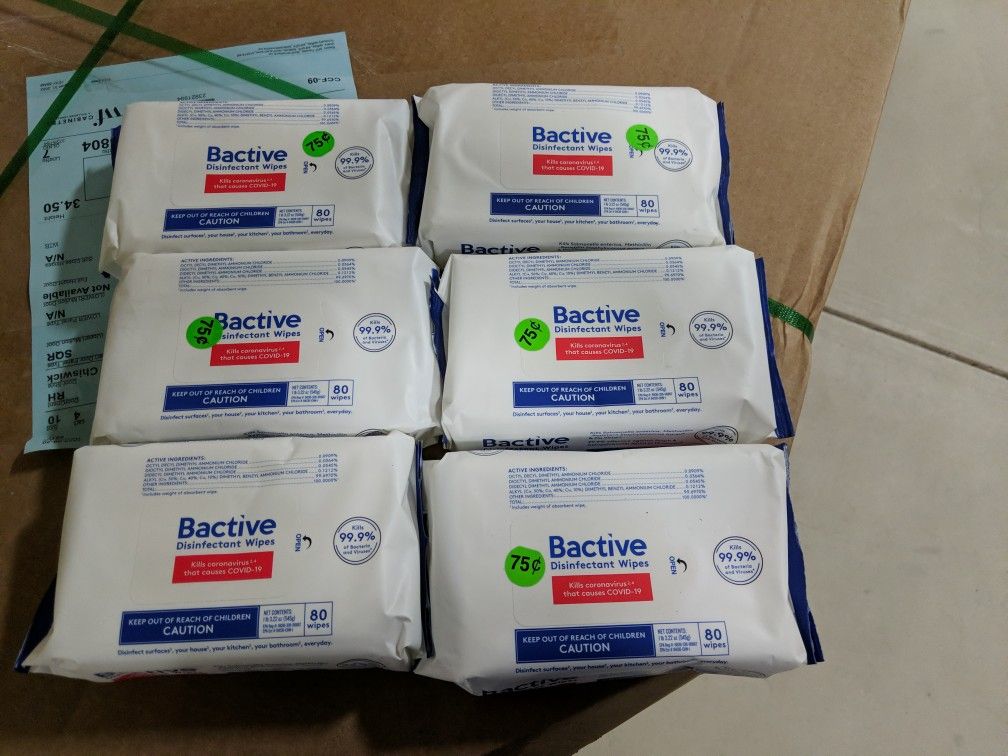 Bactive Disinfectant Wipes