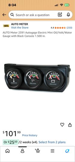 Auto meter auto guages