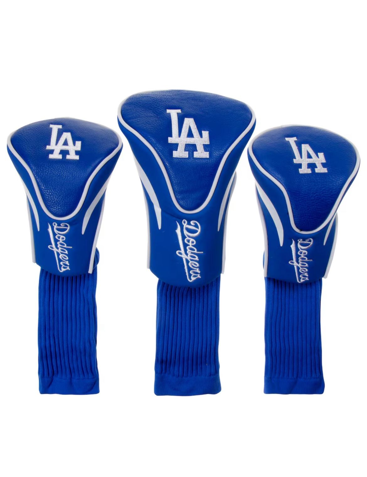 Los Angeles Dodgers 3-Pack Contour Golf Club Head Covers