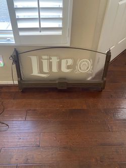 Antique / Vintage Miller Brand Valance Beer Sign