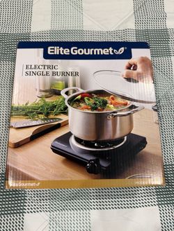 Elite Gourmet Electric Single Burner