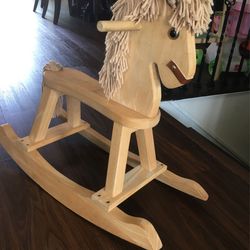 Wooden Rocking Horse For Kids