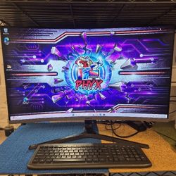 32" Samsung C32R500 Curved LED Monitor C32R500FHN LC32R500FHNXZA 1500R 75Hz 1920X1080 CWCEH4CWA09236Z $220