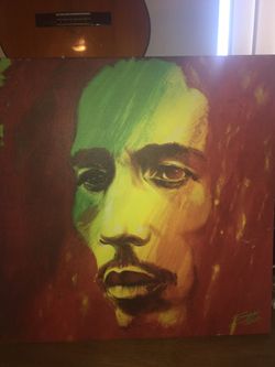 Bob Marley Print On Canvas 