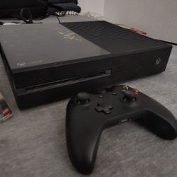 Black Xbox One With Controller (Missing Cables) 