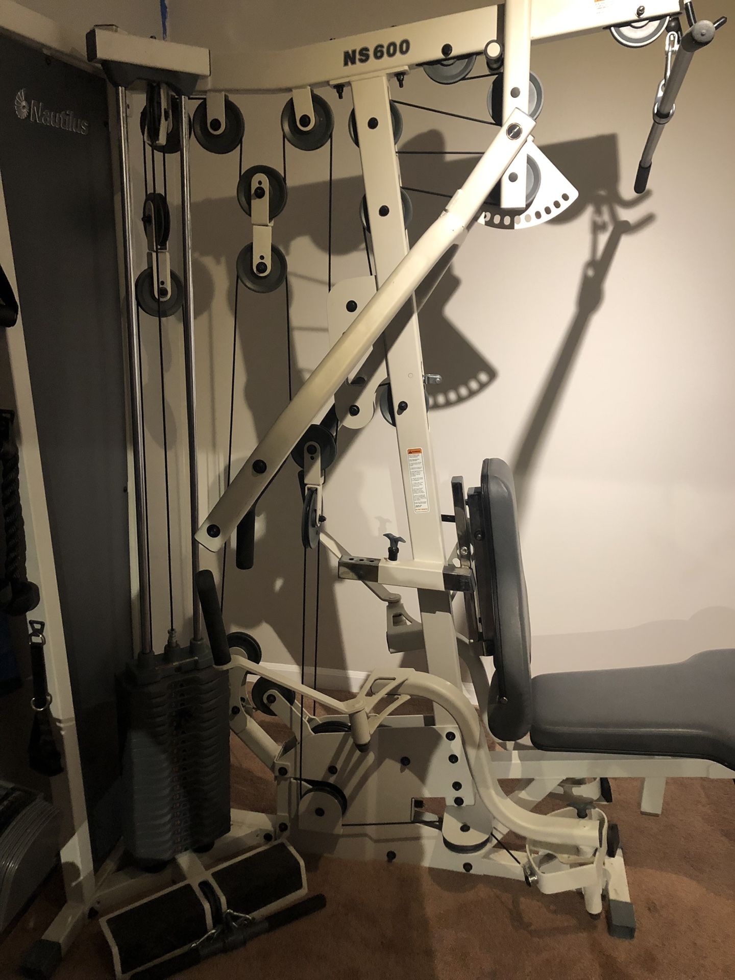 Nautilus ns online 600 home gym