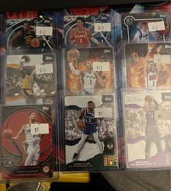 Basketball cards, 29 lot