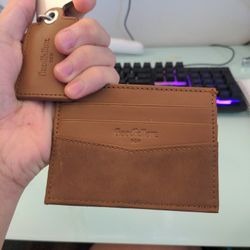 Men's Nubuck Card Case with Key Fob - Goodfellow & Co™

