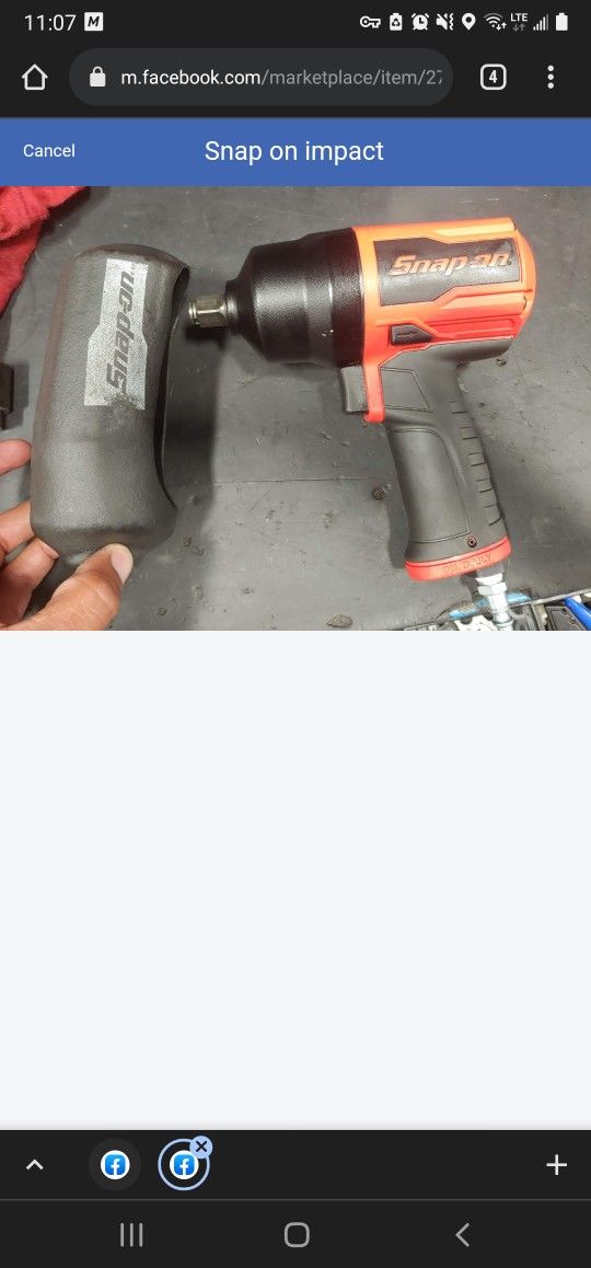 Snap On Impact Gun Barely Used