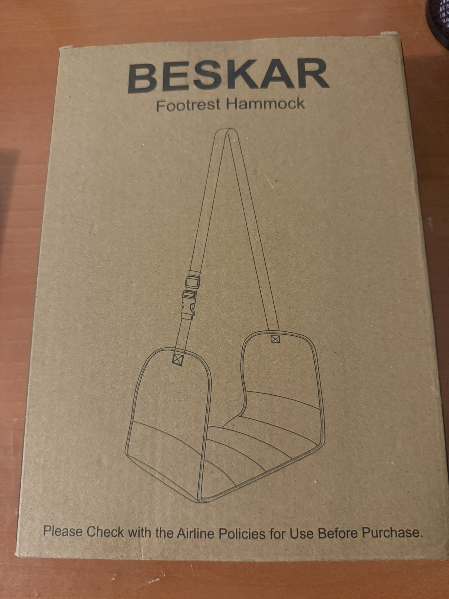 Reposapiés de viaje BESKAR-Footrest Hammock for travel