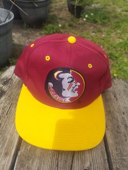 🏈 Vintage Florida State Seminoles "Blockhead" Snapback Hat – Signature Brand | Retro FSU NOLES