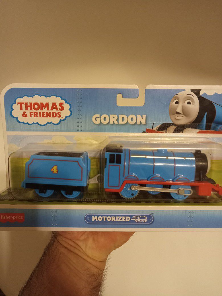 Fisher-price Thomas And Friends Trackmaster Motorized Railway Gordon 4 Train New