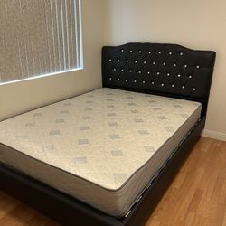 Queen Size Bed Frame With Mattress