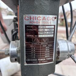Chicago Electric Floor Drill Press