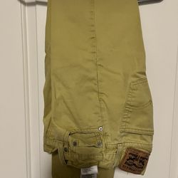 Men’s - Yellow - Levi’s - (514) Waist: - 29 Length: - 32 Excellent Condition 