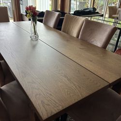 All Wood Dining/Conference Table For 8