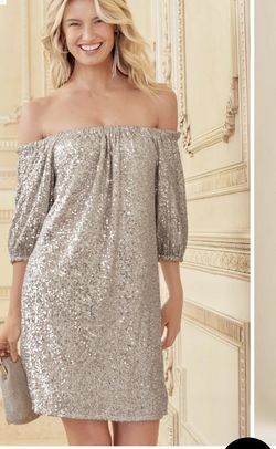 Dress Shimmering With Sequins