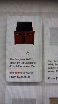 TV lift cabinet