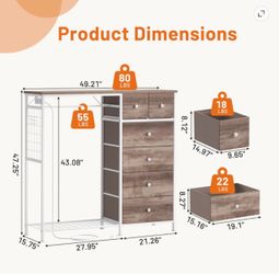 Closet and Dresser Combo