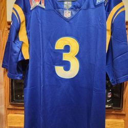 LA Rams SUPERBOW LVI PATCHES 3 BECKHAM JR & 10 KUPP Jerseys