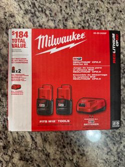 Milwaukee M12 REDLITHIUM CP2.0 Starter Kit